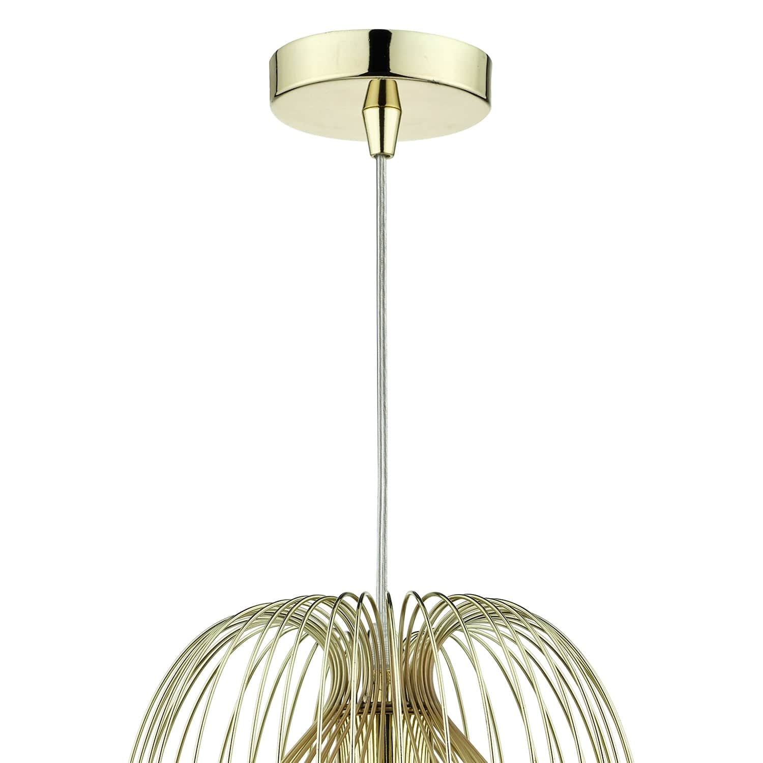 dar lighting Ero 1 Light Pendant Gold ERO0135