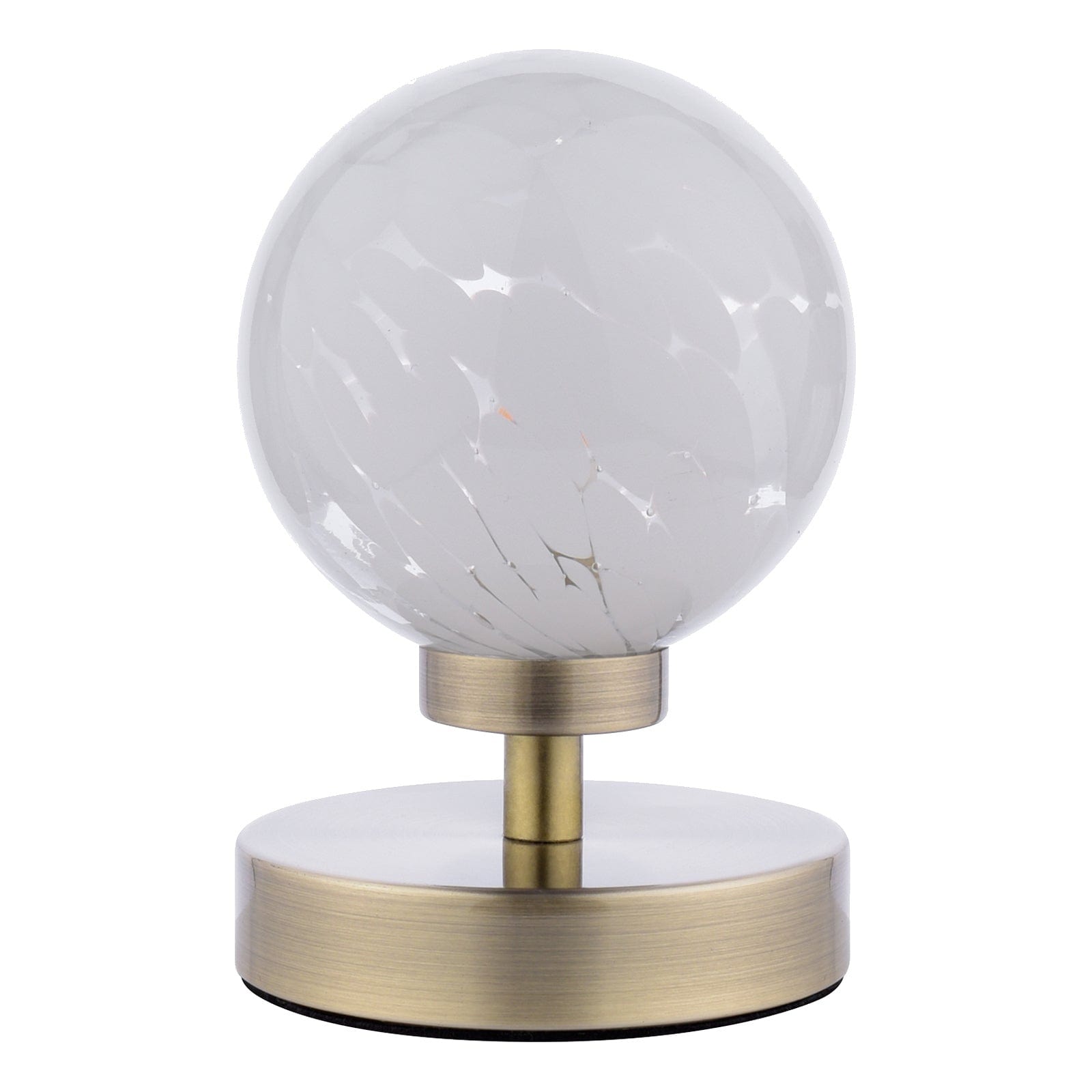 dar lighting Esben Table Lamp Antique Brass & Confetti Glass ESB4175-17