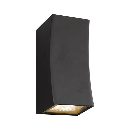 dar lighting Exeter Outdoor 2 Light Wall Light Dark Grey IP44 LED EXE2137