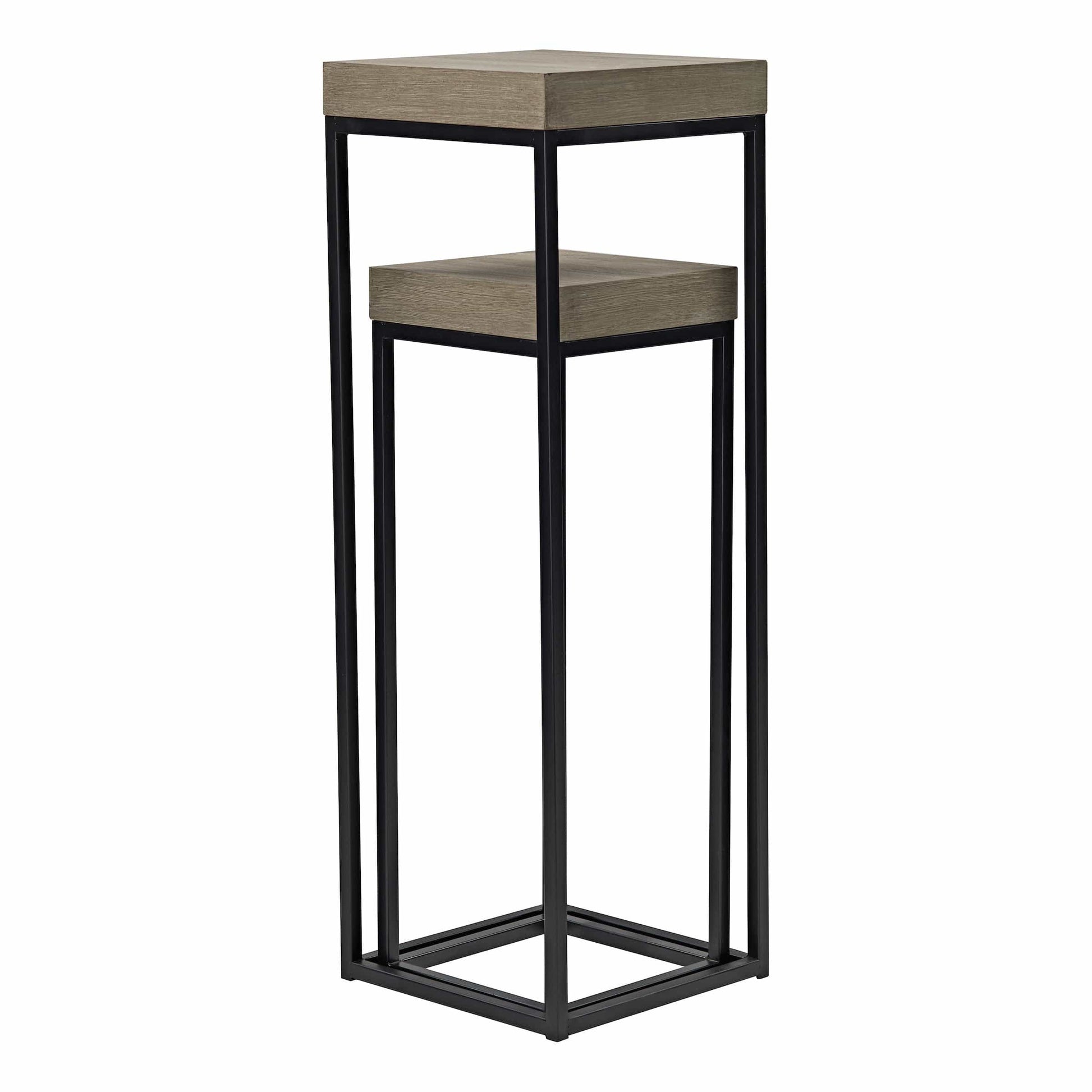 dar lighting Fabio Nest of 2 Plant Stand Oak Style Effect 001FAB001