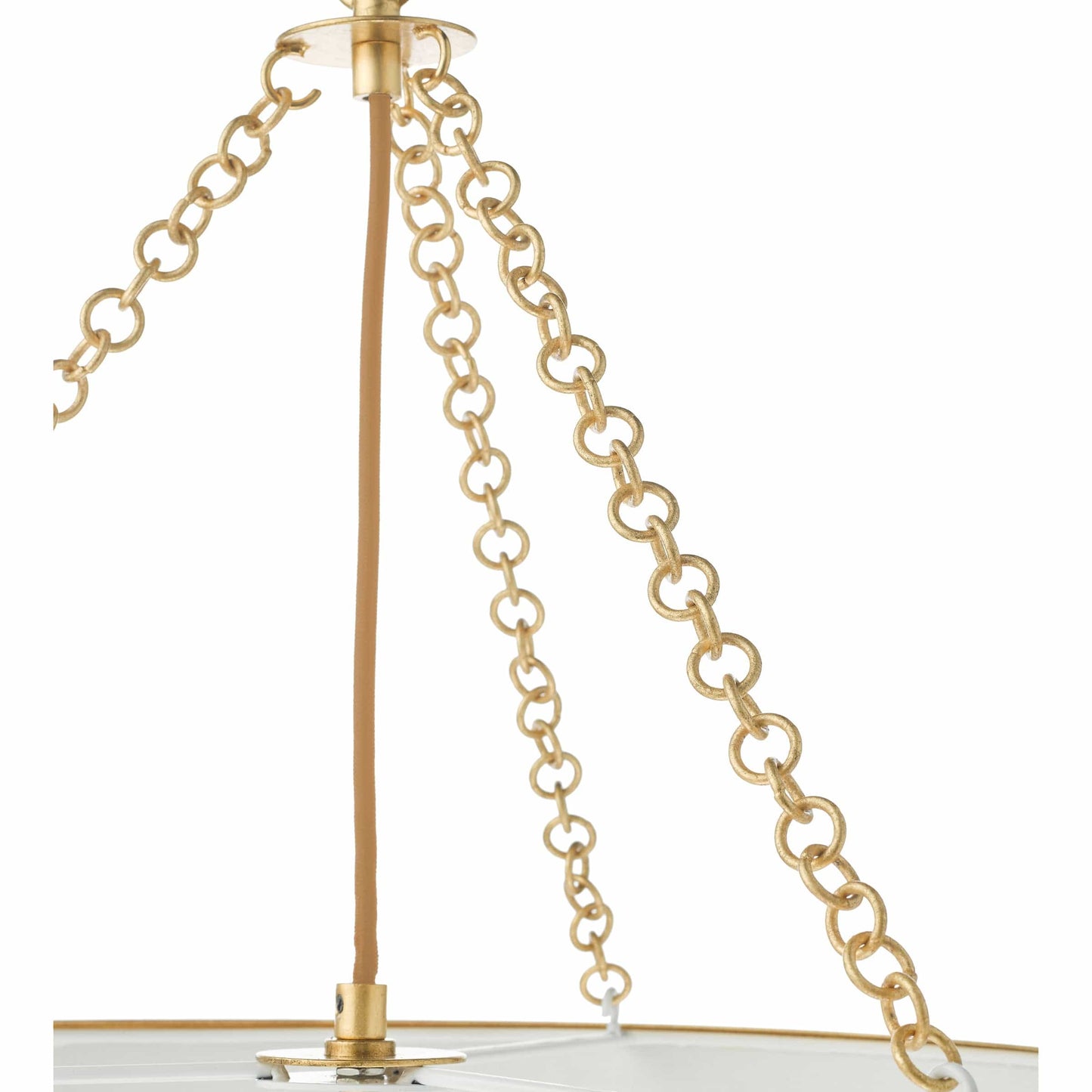 dar lighting Fenella 5 Light Pendant Gold Leaf FEN0535