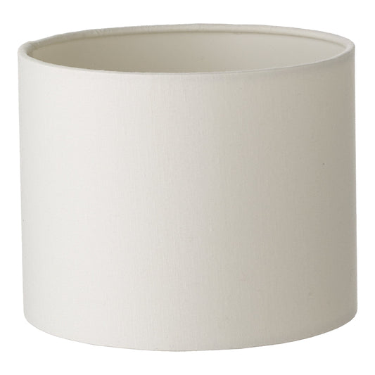 dar lighting Ferrara Ivory Cotton Drum Shade 15cm S1122