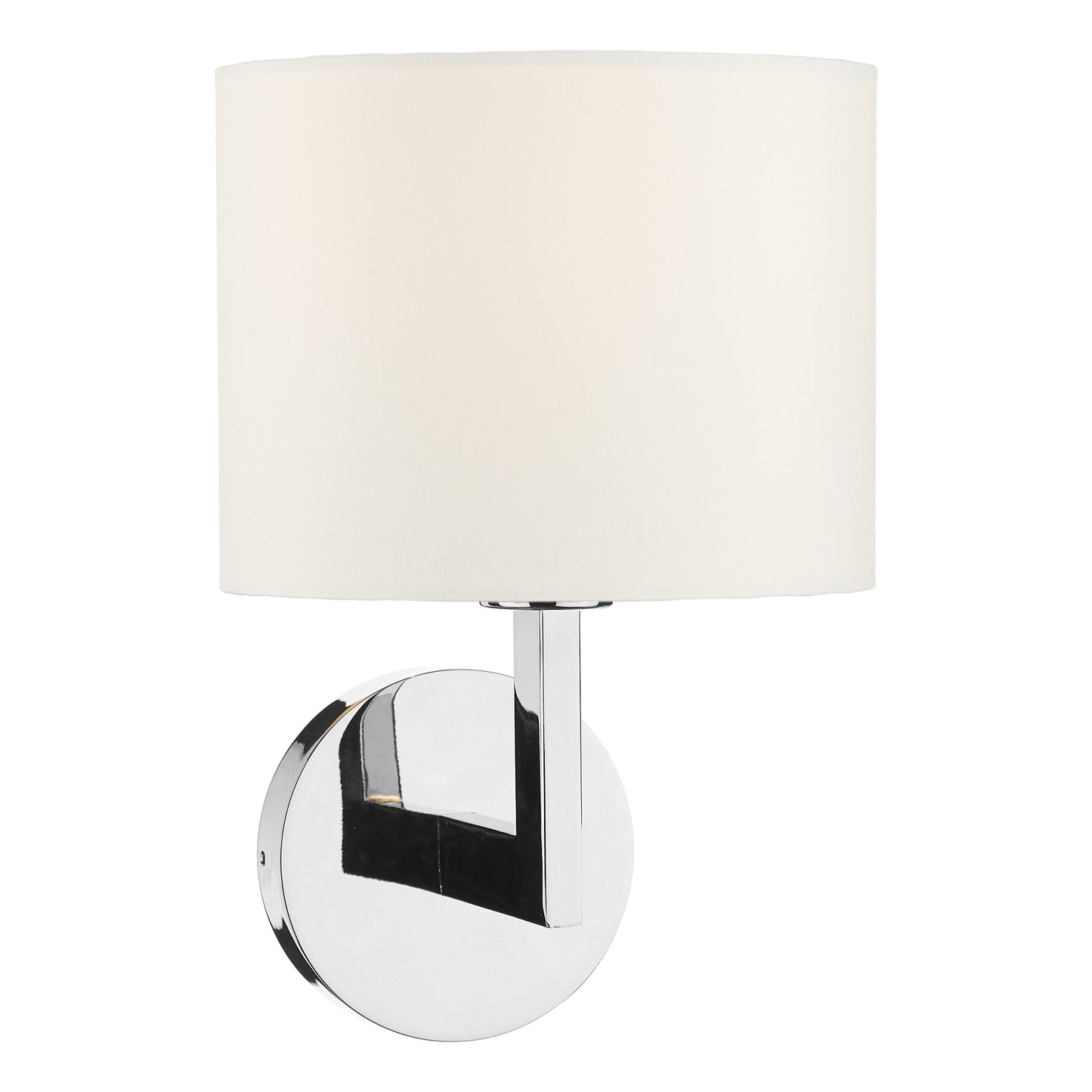 dar lighting Ferrara Wall Light Polished Chrome Bracket Only FER0750