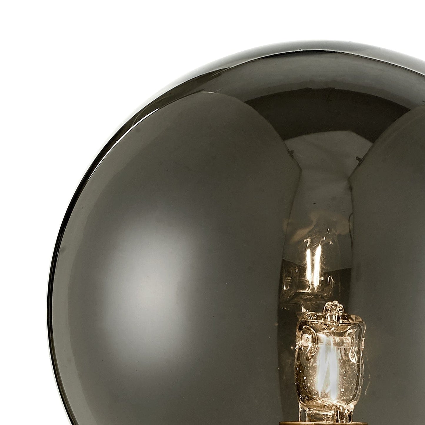 dar lighting Feya Wall Light Polished Chrome Smoked Glass FEY0750-01