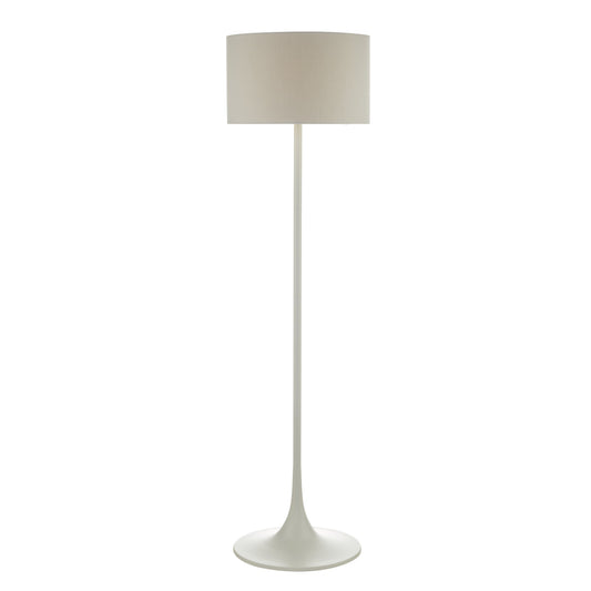 dar lighting Floor Lamp Grey With Shade FUN4939