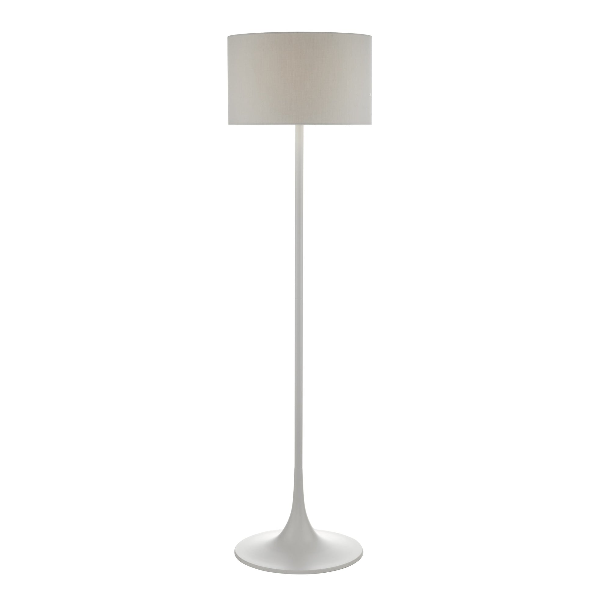dar lighting Floor Lamp Grey With Shade FUN4939