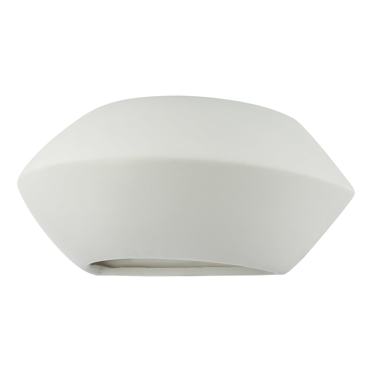 dar lighting Foden Ceramic Wall Washer White Unglazed FOD372