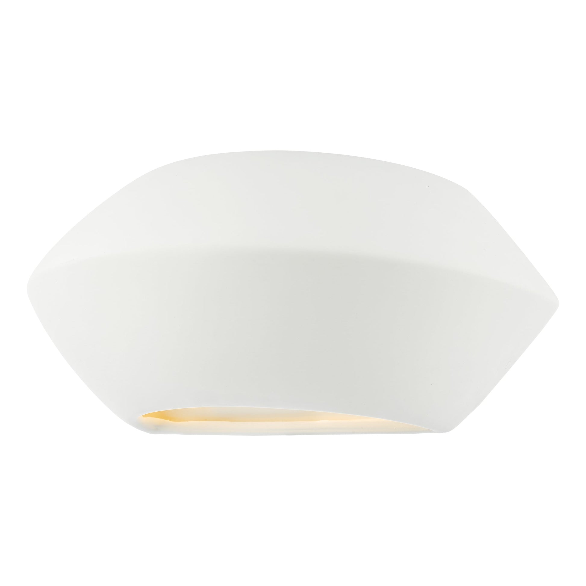 dar lighting Foden Ceramic Wall Washer White Unglazed FOD372