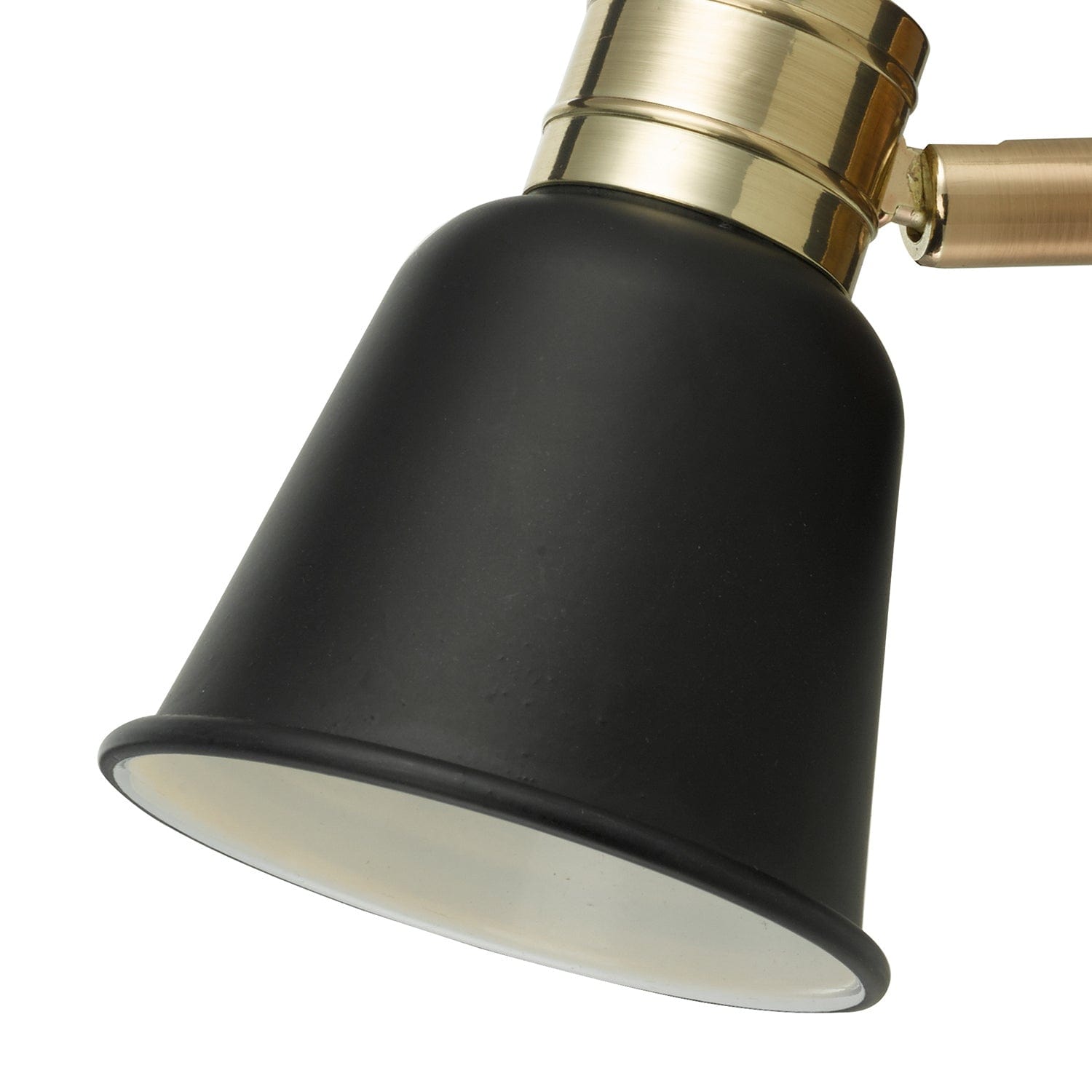 dar lighting Fry Single Wall Spotlight Black & Rose Gold FRY0754