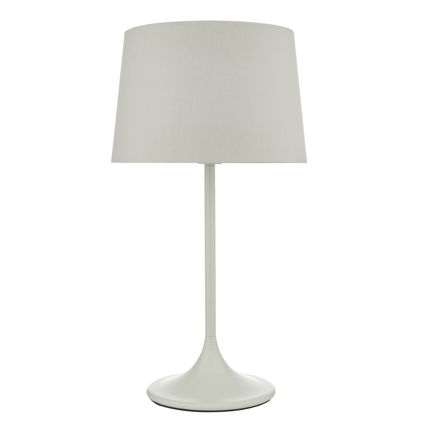 dar lighting Funchal Table Lamp Grey With Shade FUN4239