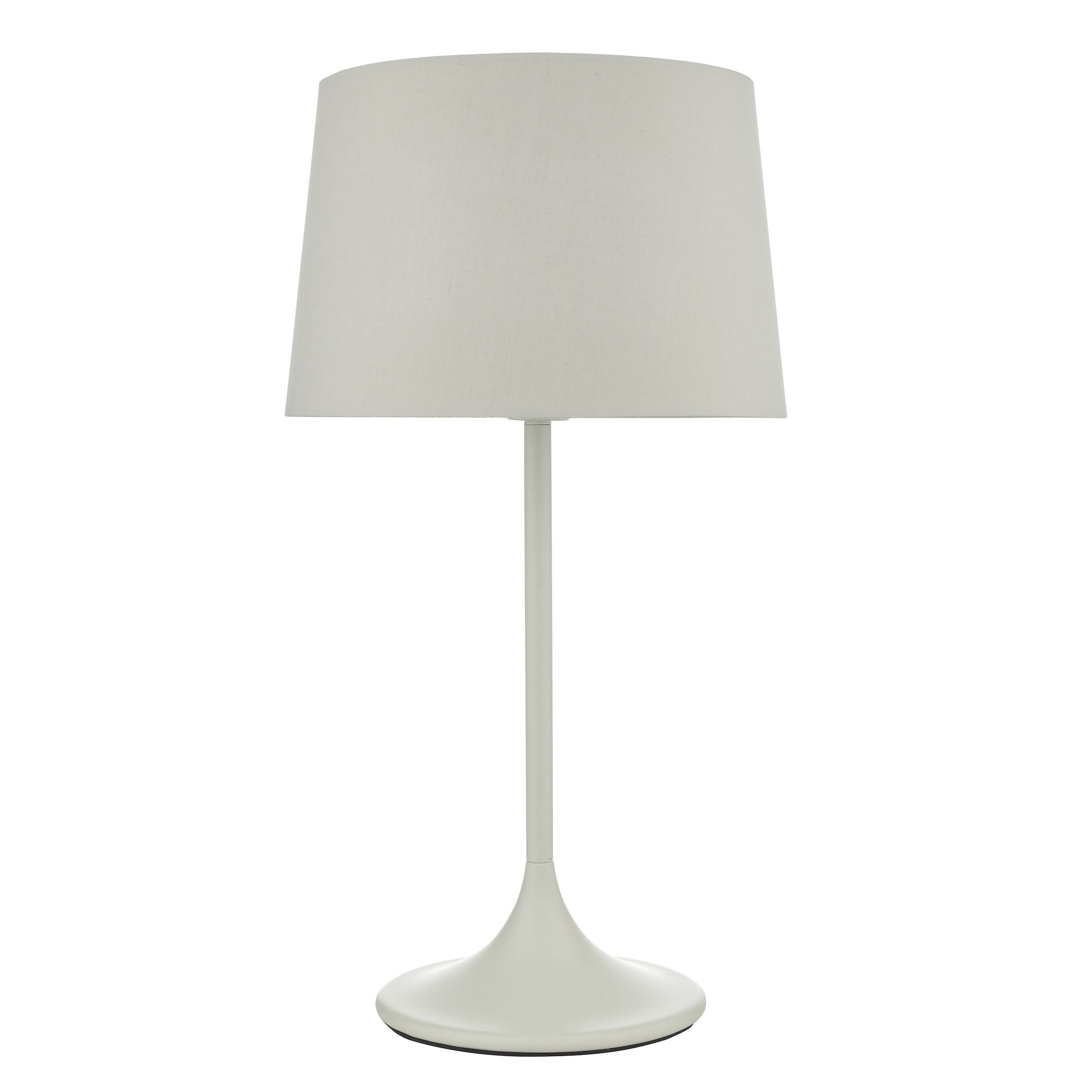 dar lighting Funchal Table Lamp Grey With Shade FUN4239