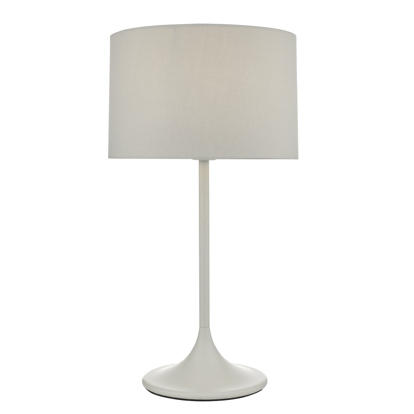 dar lighting Funchal Table Lamp Grey With Shade FUN4239