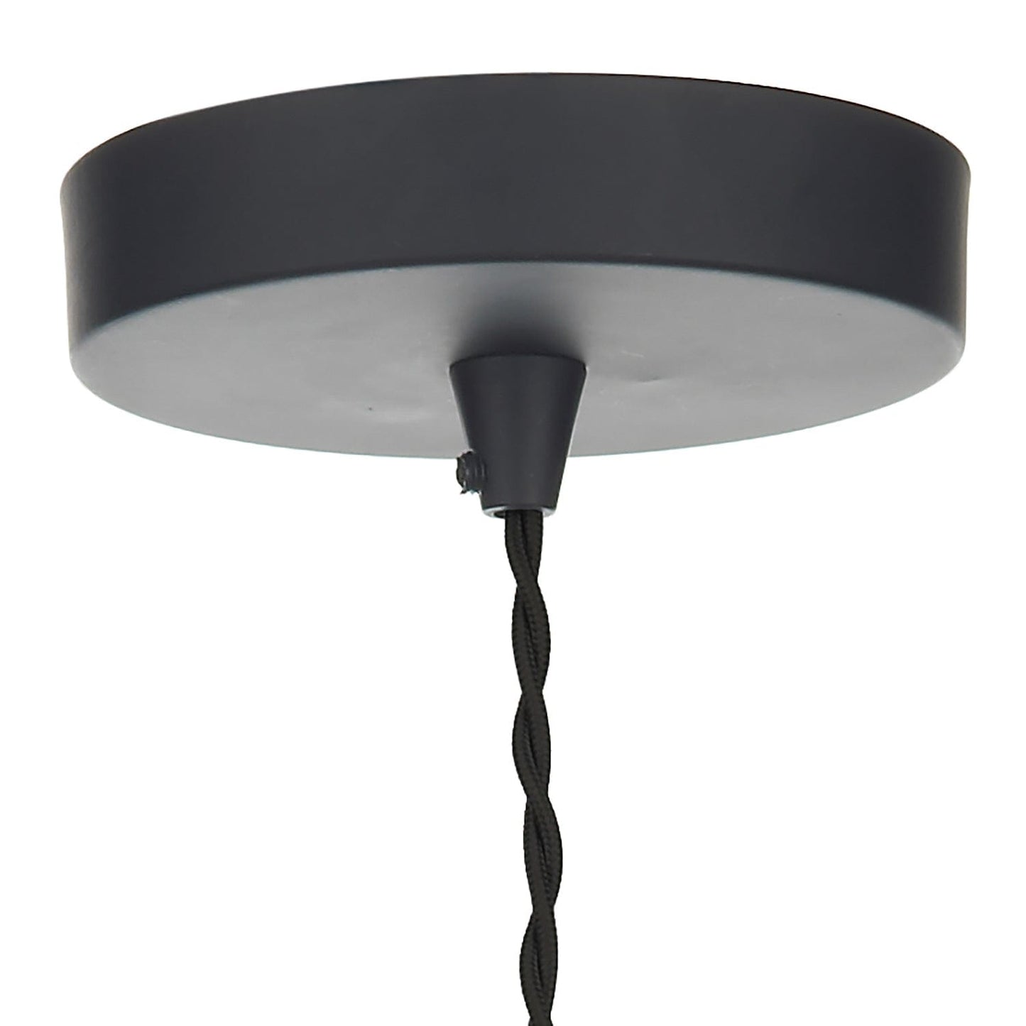 dar lighting Gaucho 1 Light Pendant Black GAU0122