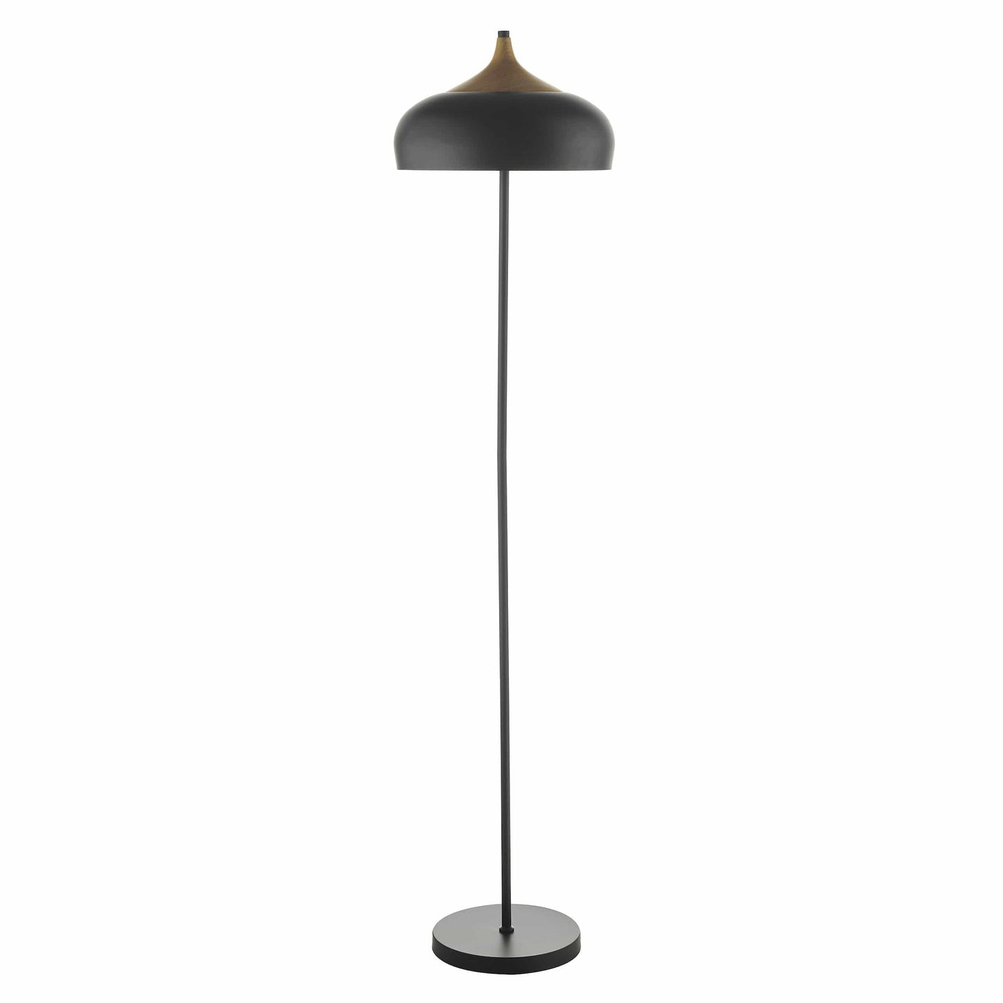 dar lighting Gaucho 2 Light Floor Lamp Black GAU4922