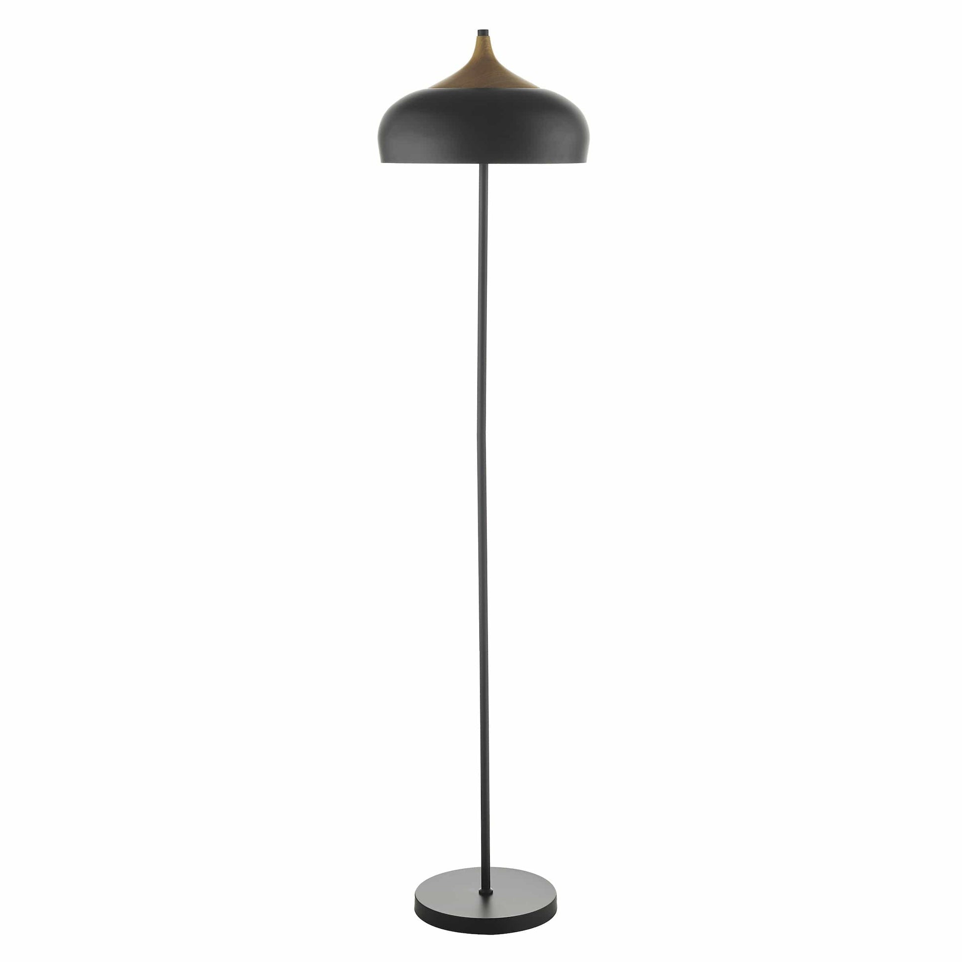 dar lighting Gaucho 2 Light Floor Lamp Black GAU4922