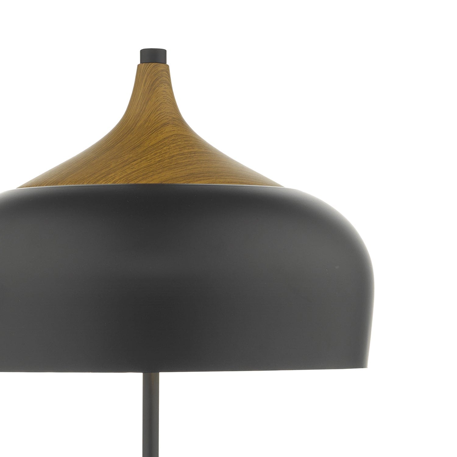 dar lighting Gaucho 2 Light Table Lamp Black GAU4222