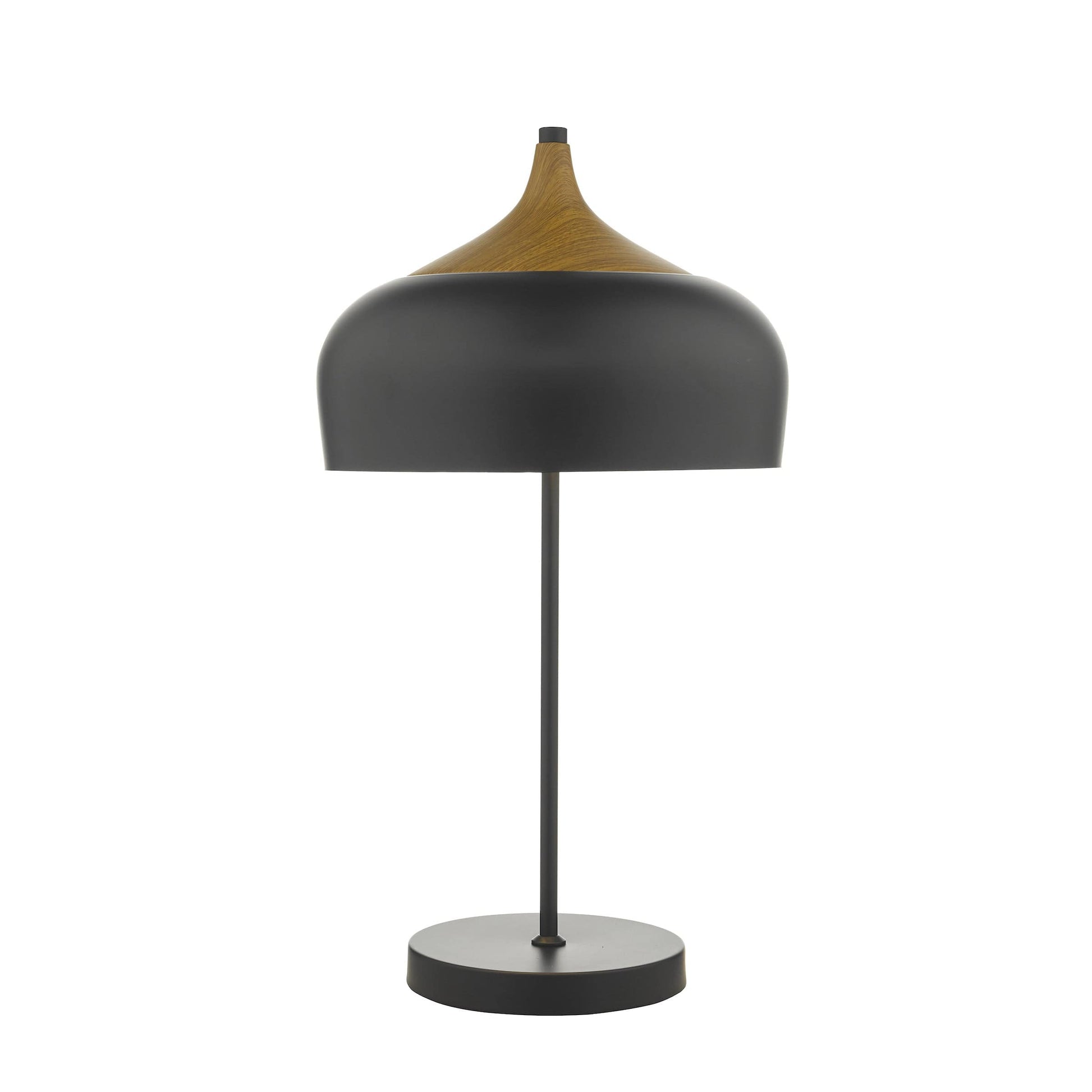 dar lighting Gaucho 2 Light Table Lamp Black GAU4222