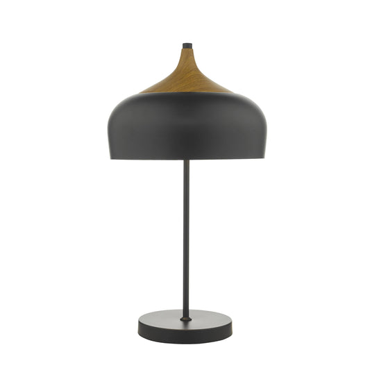 dar lighting Gaucho 2 Light Table Lamp Black GAU4222