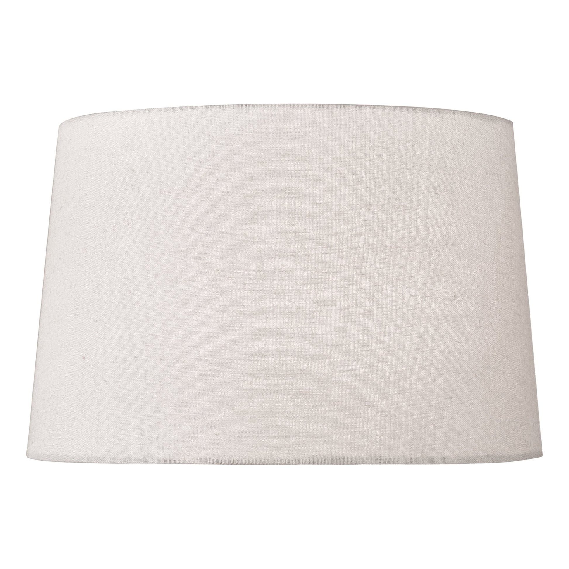 dar lighting Griffith Grey Linen Tapered Drum Shade 30cm GRI1239