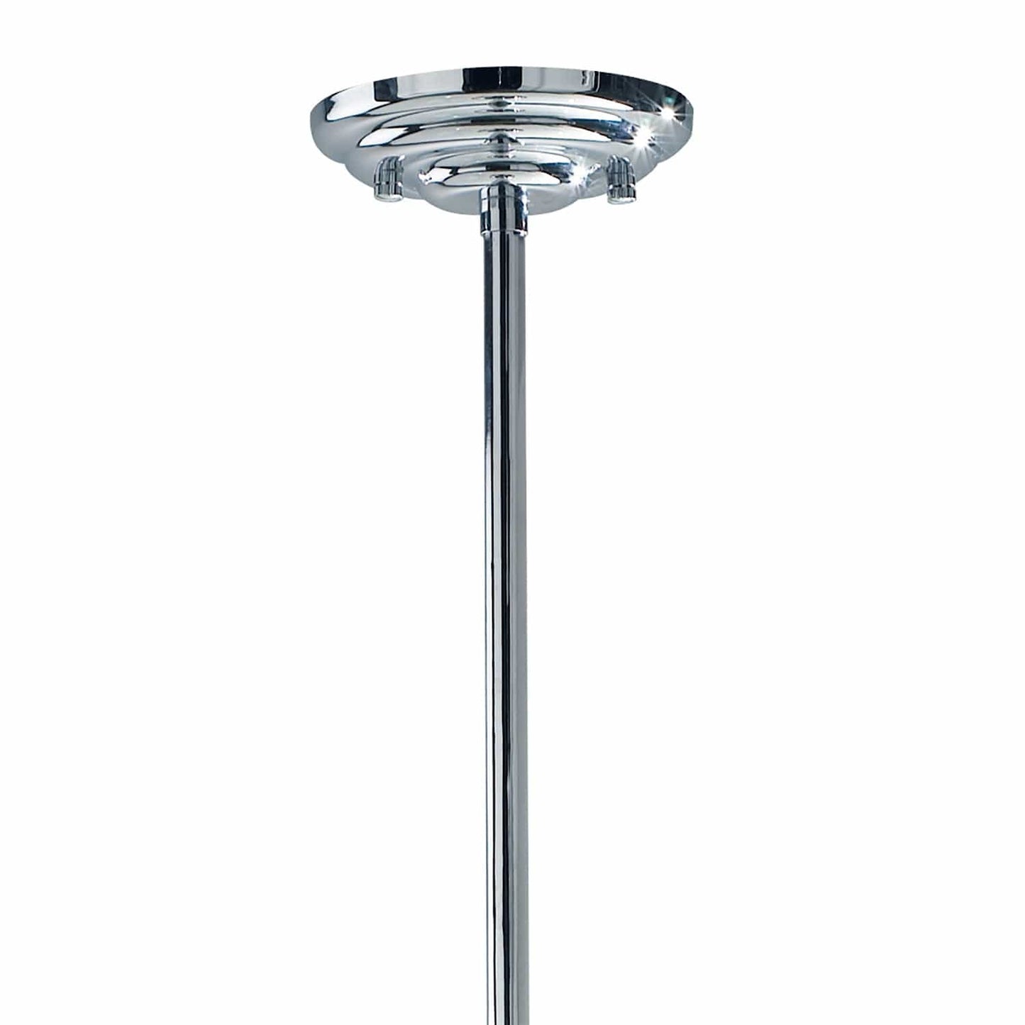 dar lighting Hemisphere Pendant Polished Chrome and Clear Glass HEM8650