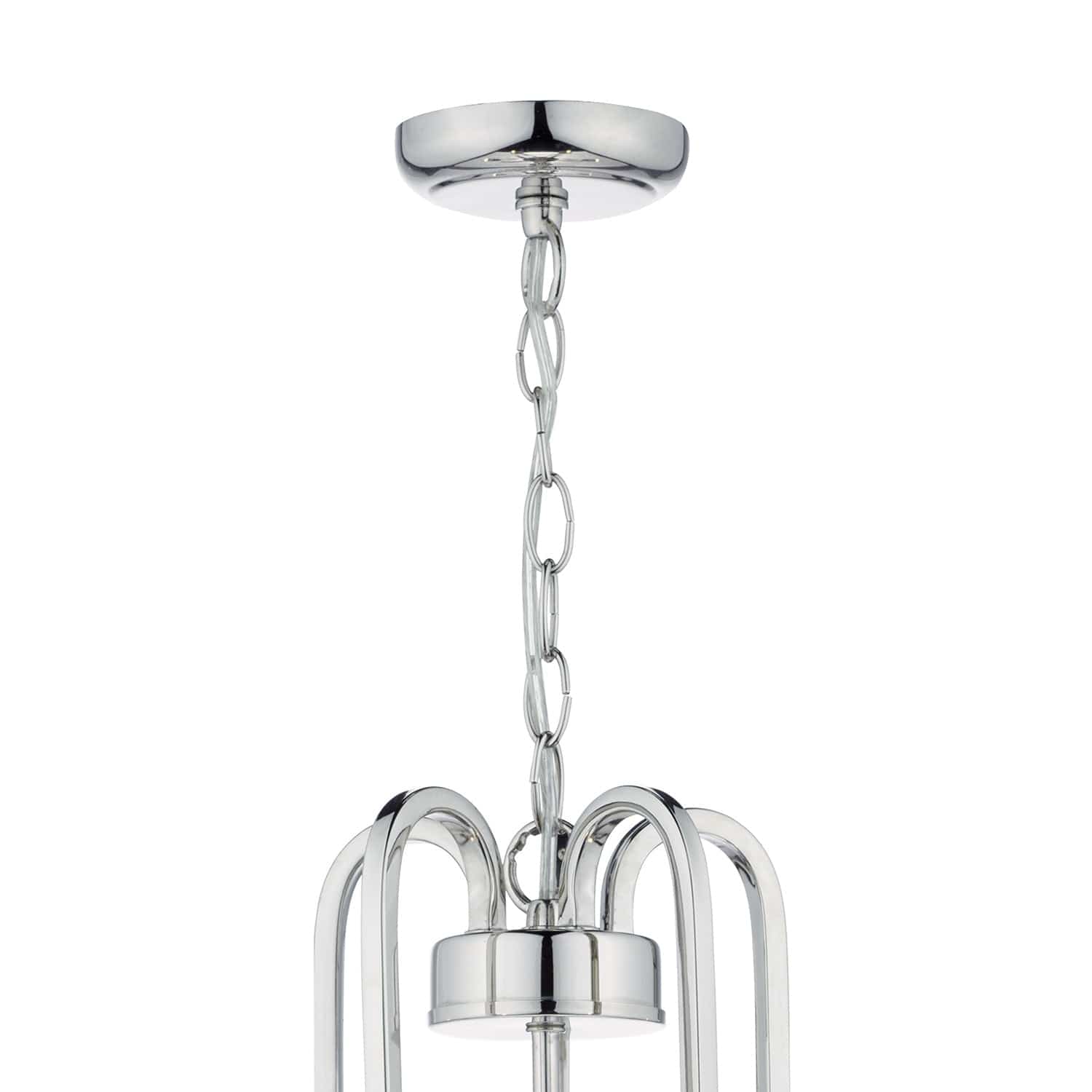 dar lighting Heythrope 5 Light Pendant Polished Nickel HEY0538