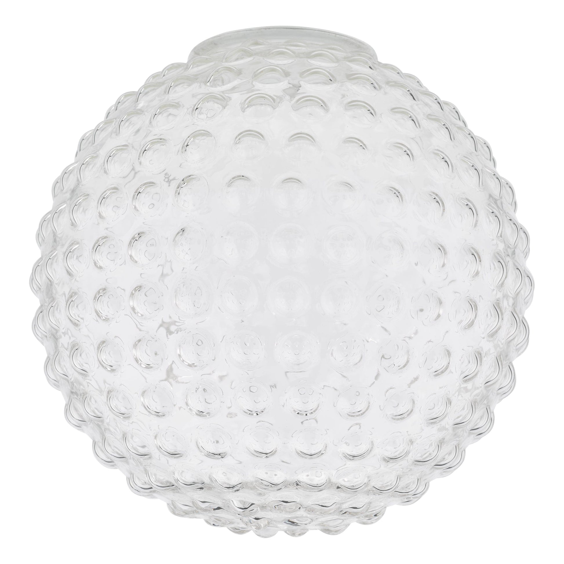 dar lighting Hobnail Easy Fit Shade Clear Glass 25cm HOB8808