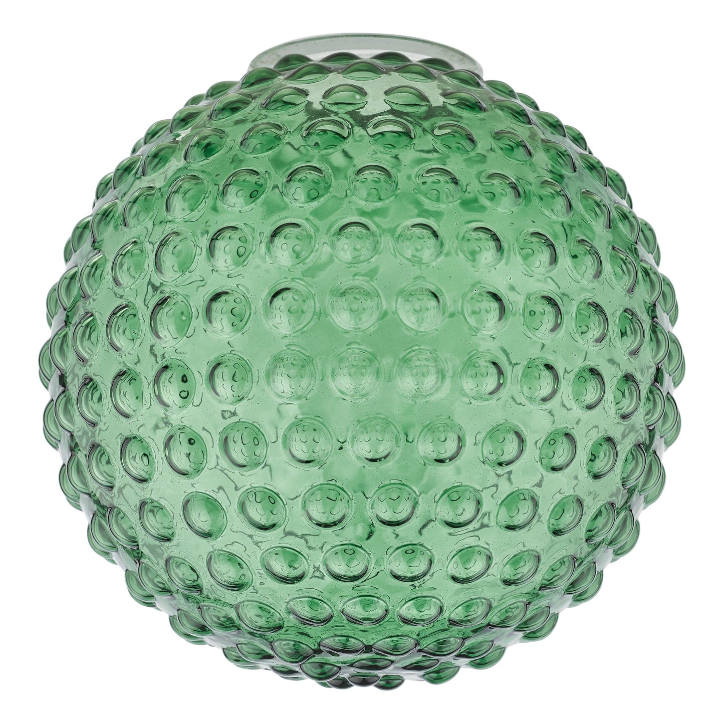 dar lighting Hobnail Easy Fit Shade Green Glass 25cm HOB8824