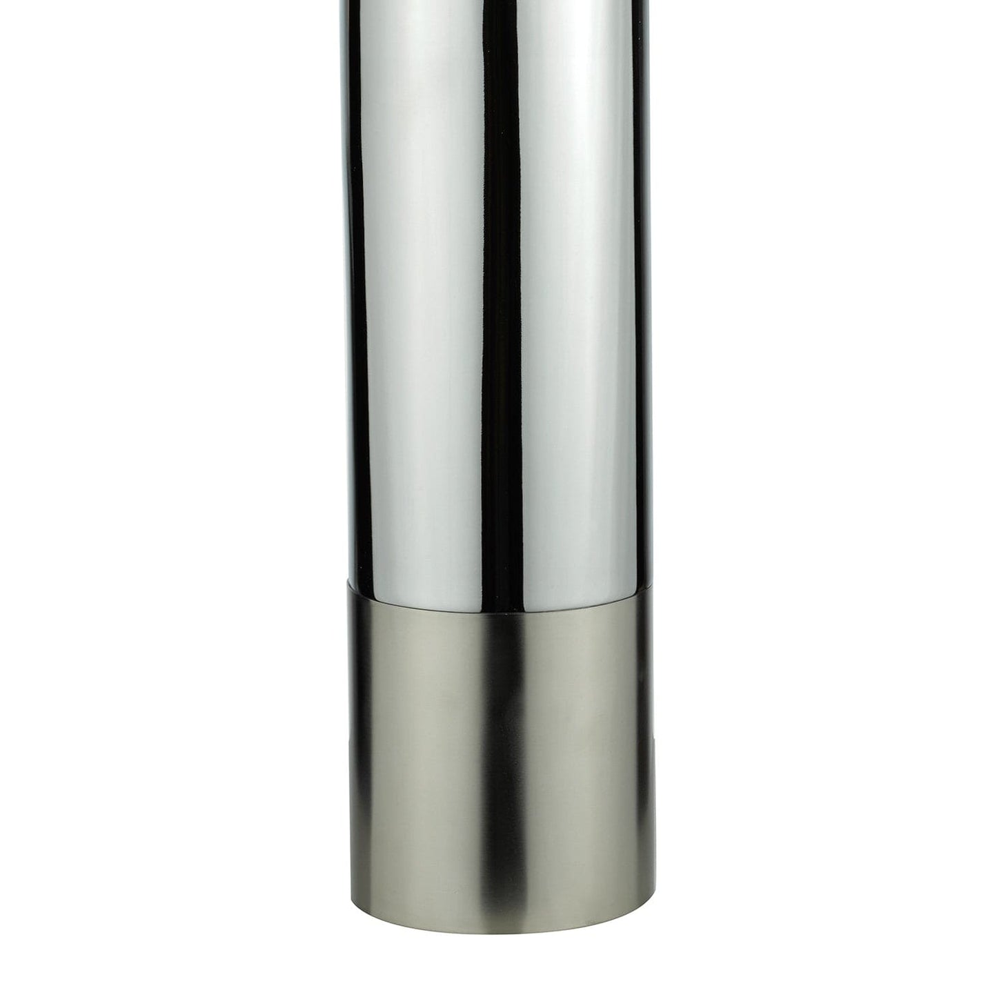 dar lighting Ingleby Table Lamp Polished Chrome And Brushed Chrome With Shade ING4250
