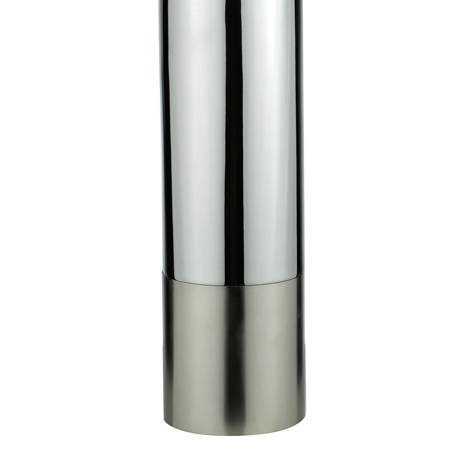 dar lighting Ingleby Table Lamp Polished Chrome And Brushed Chrome With Shade ING4250