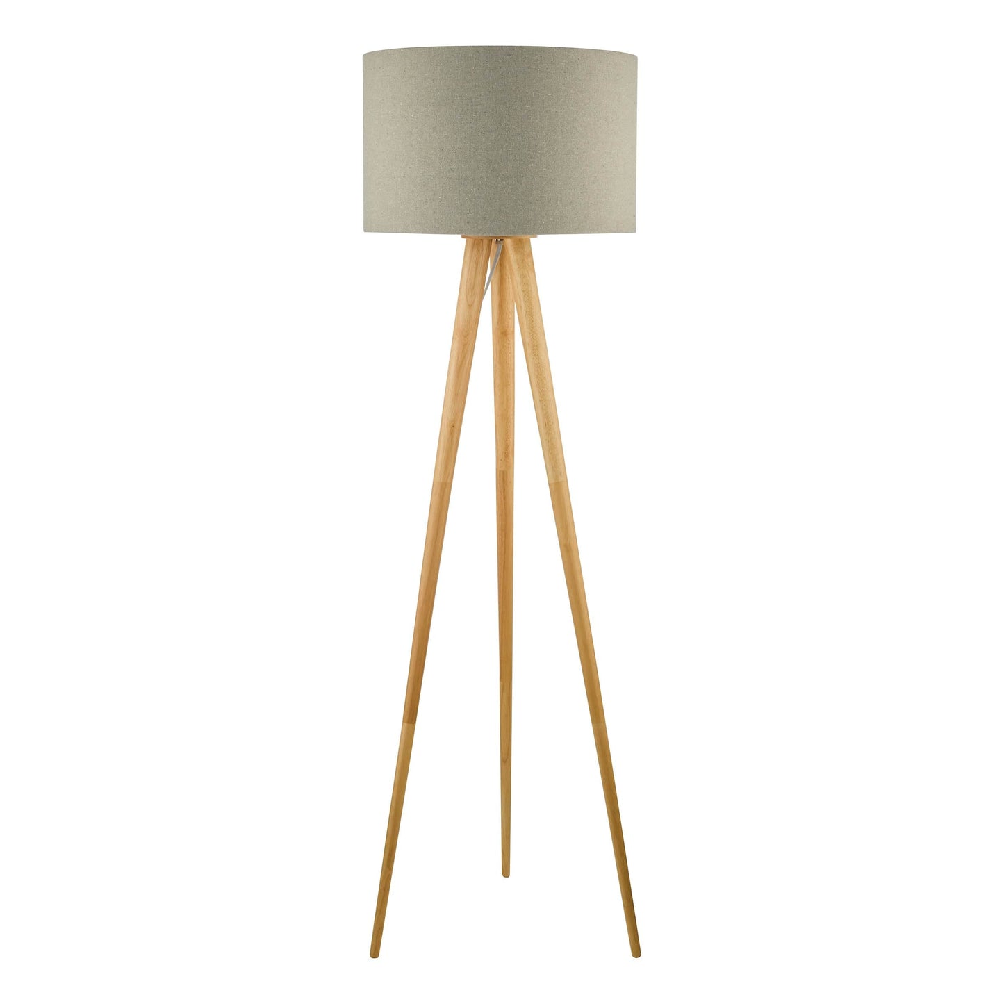 dar lighting Ivor Tripod Floor Lamp Light Oak Base Only IVO4943
