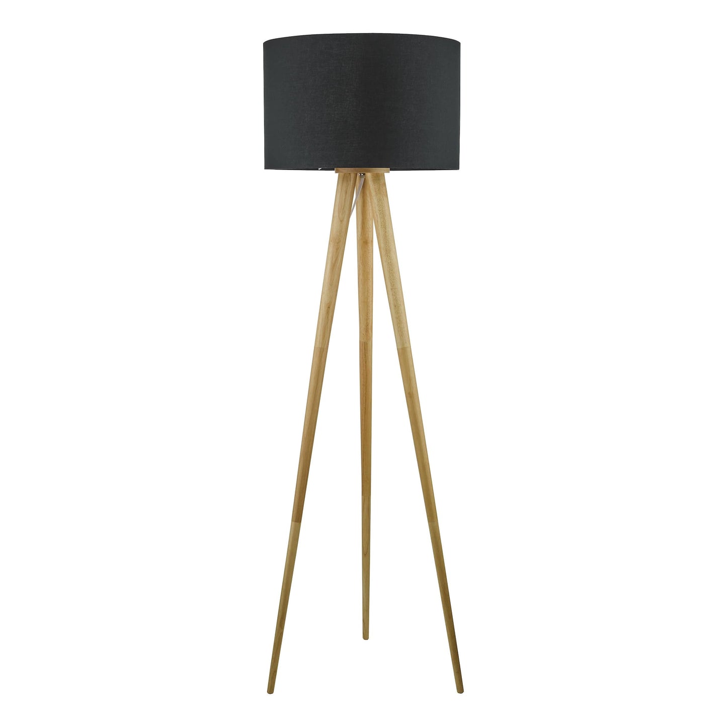 dar lighting Ivor Tripod Floor Lamp Light Oak Base Only IVO4943