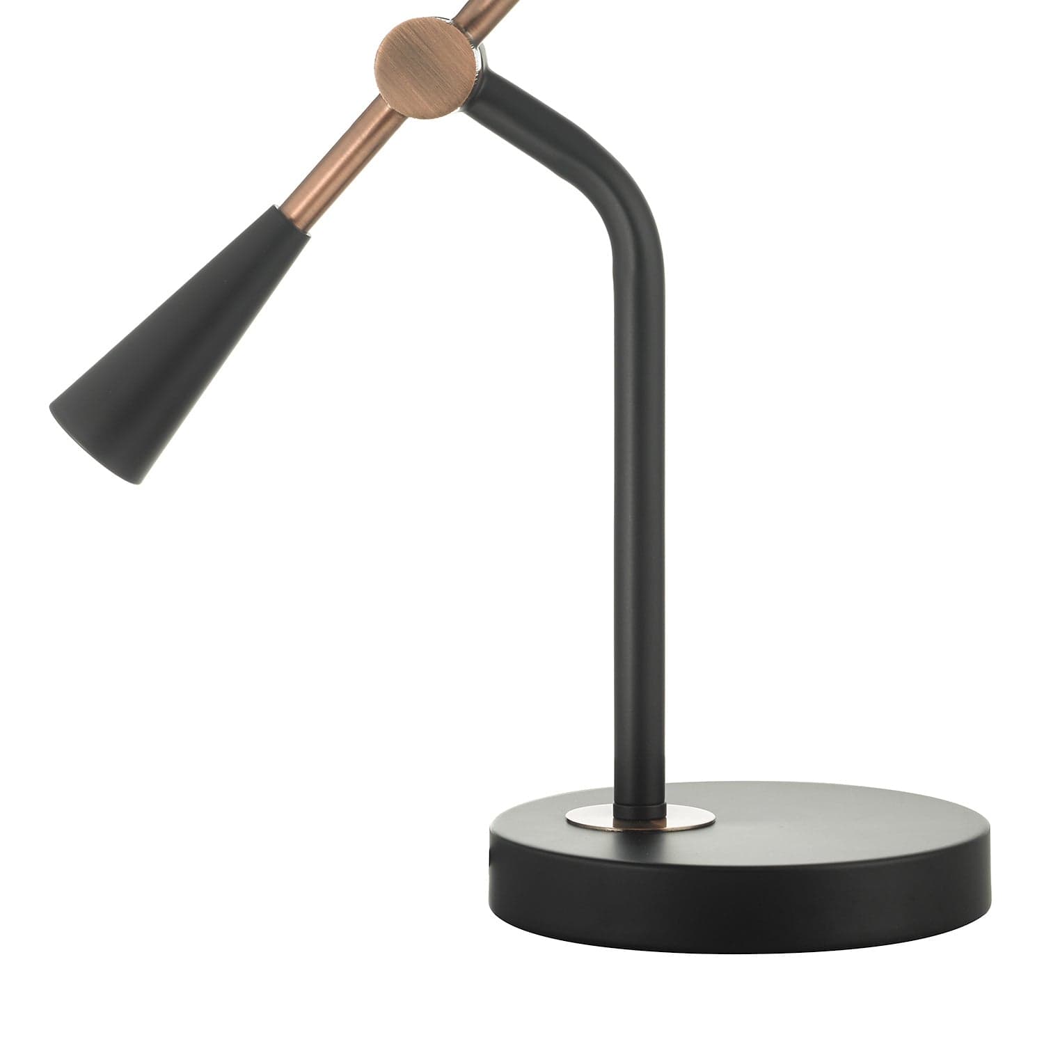 dar lighting Jack Task Table Lamp Black Antique Copper JAC4064