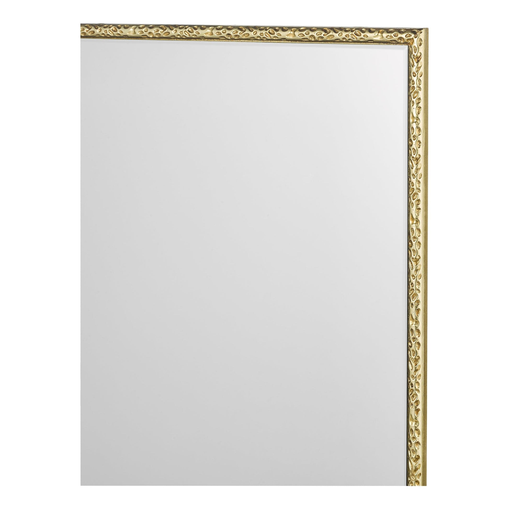 dar lighting Jinelle Rectangle Mirror Textured Gold Frame 86 X 50cm 002JIN8650