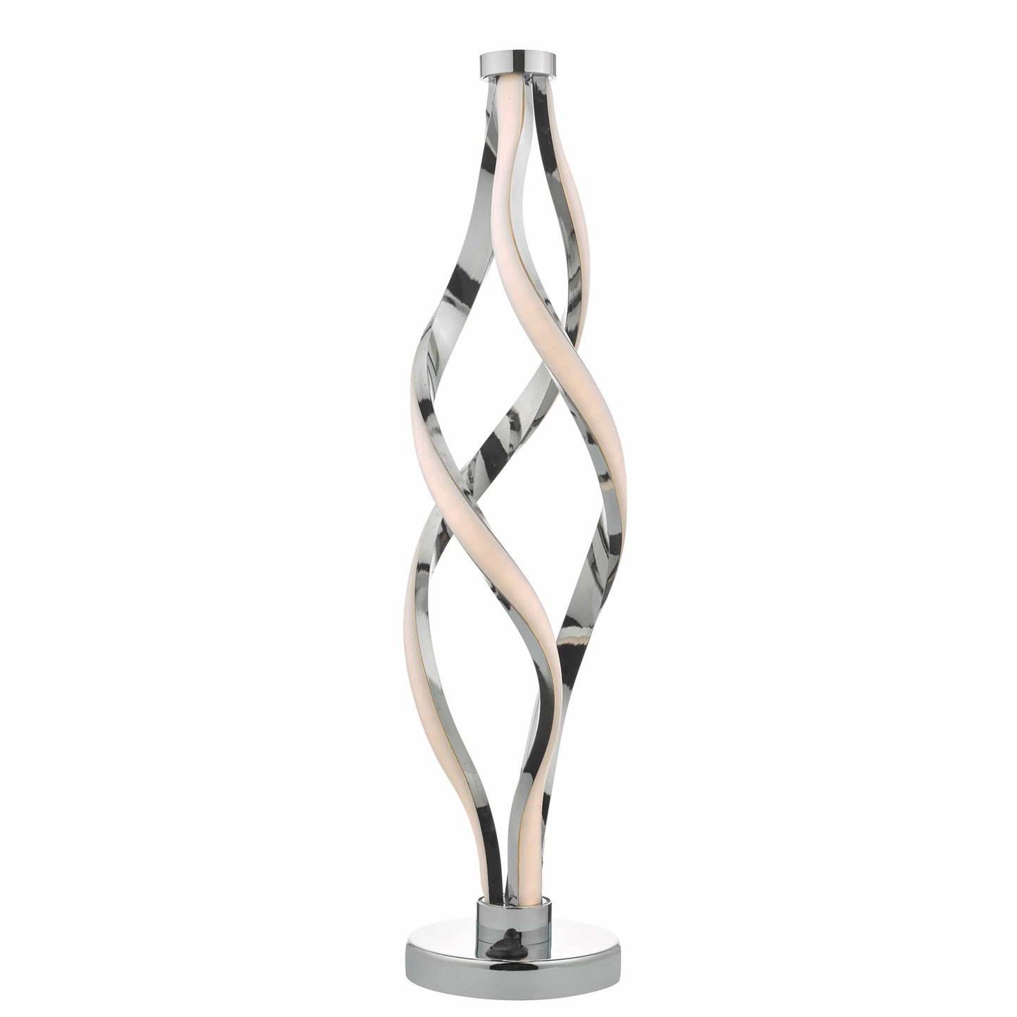 dar lighting Jive Table Lamp Aluminium & Opal LED JIV4268