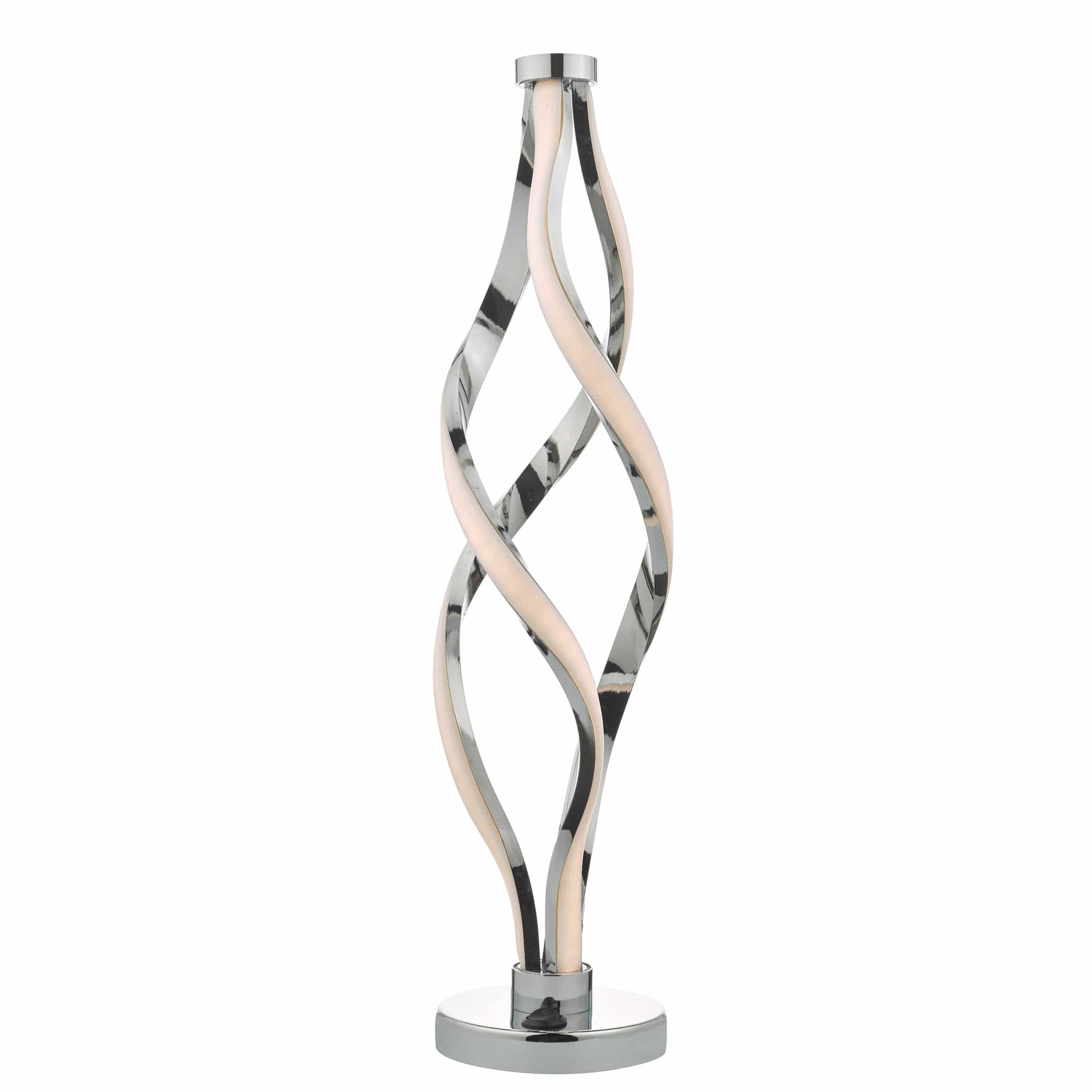 dar lighting Jive Table Lamp Aluminium & Opal LED JIV4268