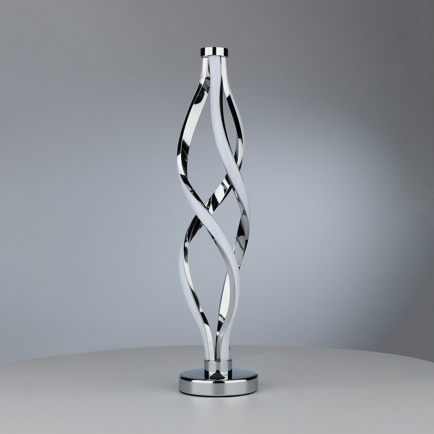 dar lighting Jive Table Lamp Aluminium & Opal LED JIV4268