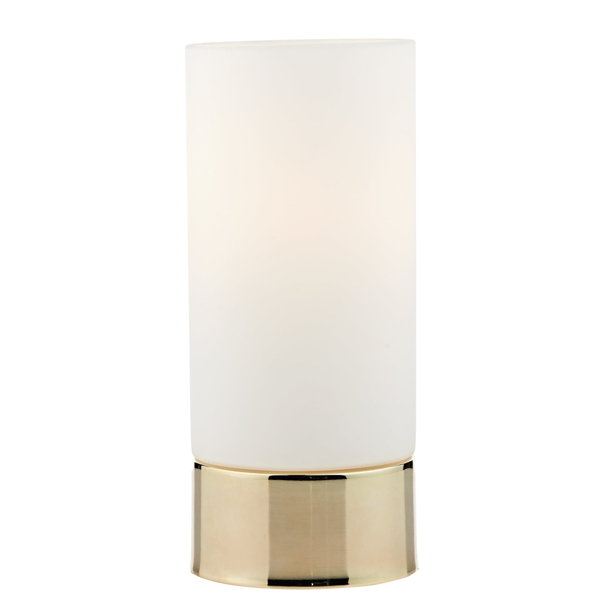 dar lighting Jot Touch Table Lamp Gold Opal Glass JOT4035