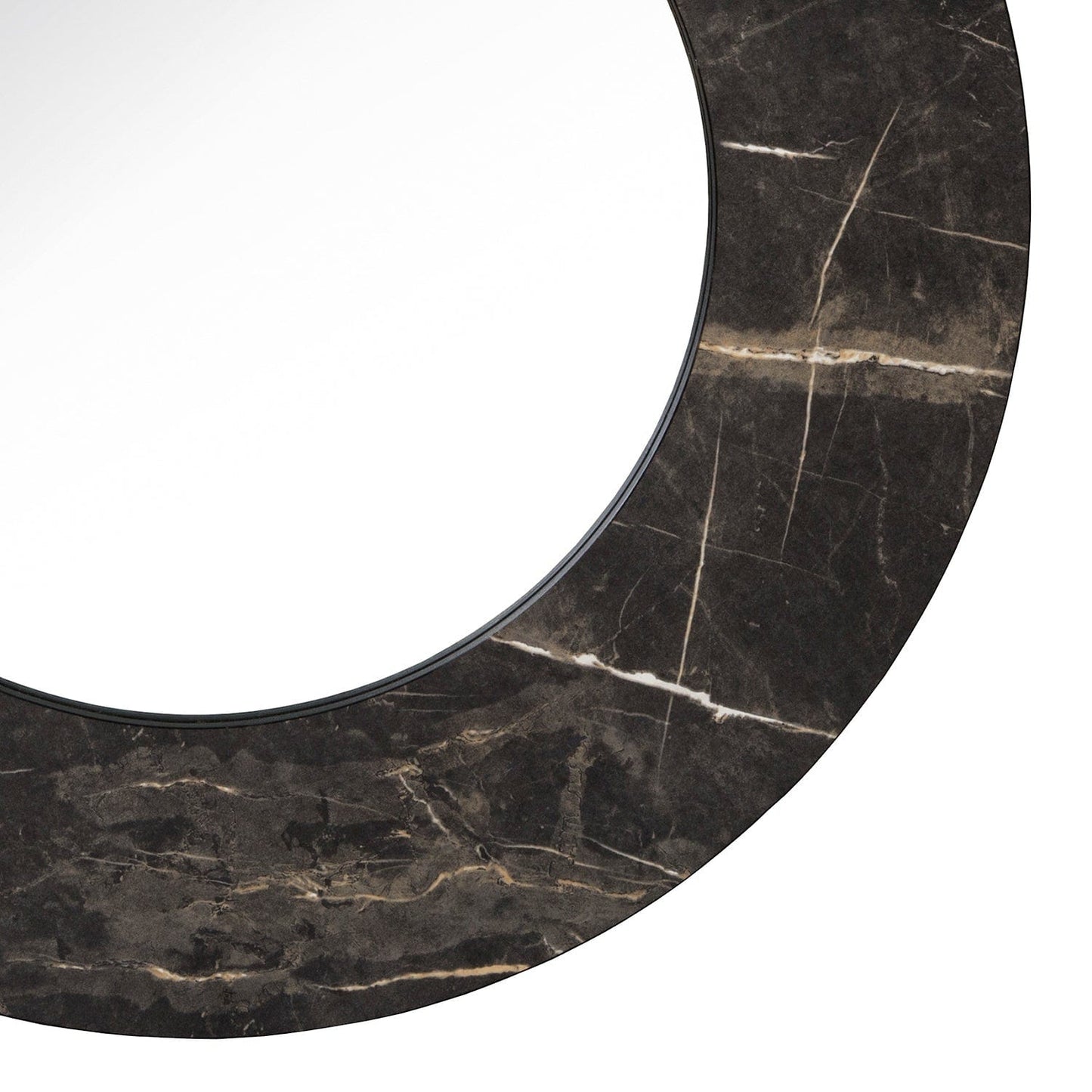 dar lighting Juvan Dark Marble Mirror 80cm 002JUV80