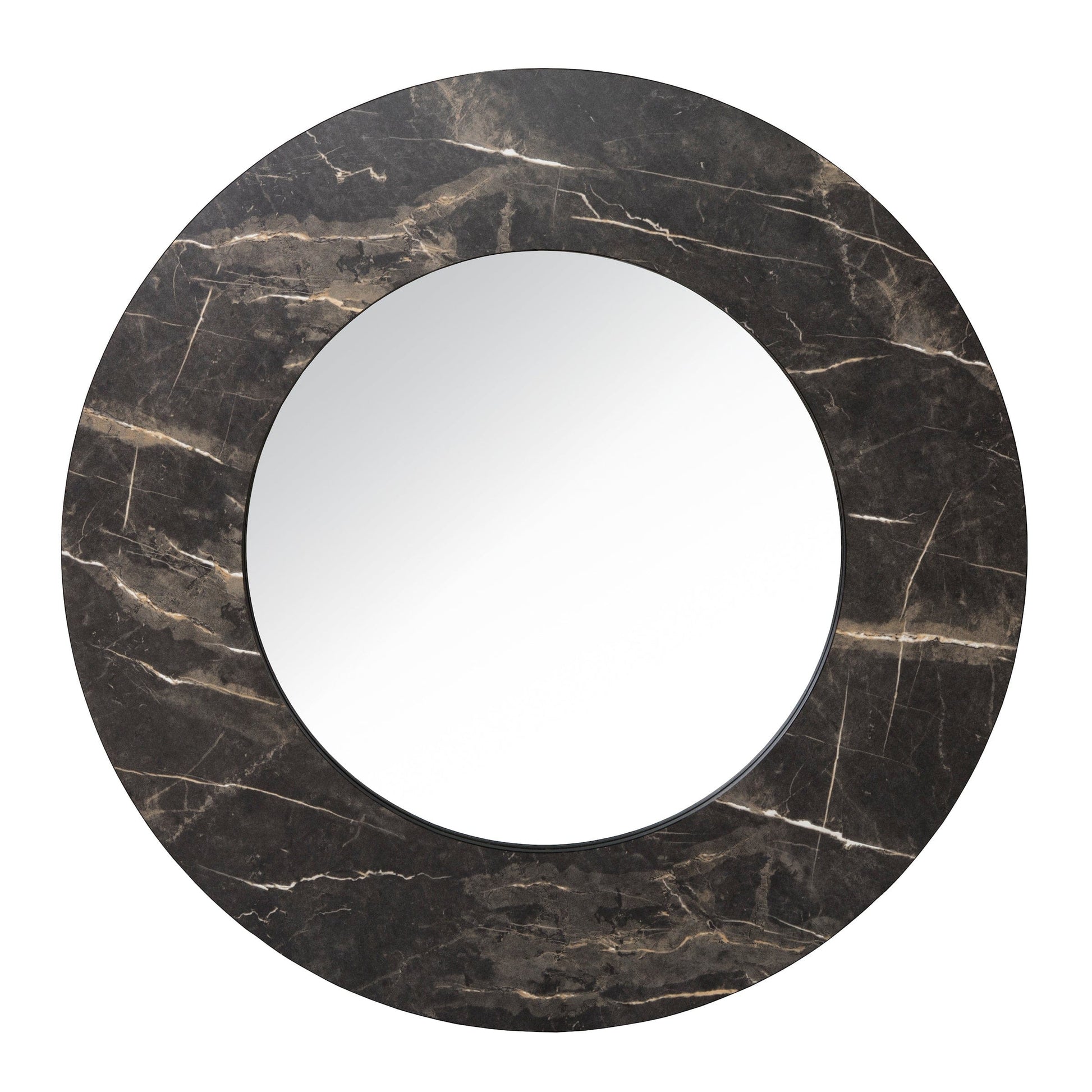 dar lighting Juvan Dark Marble Mirror 80cm 002JUV80