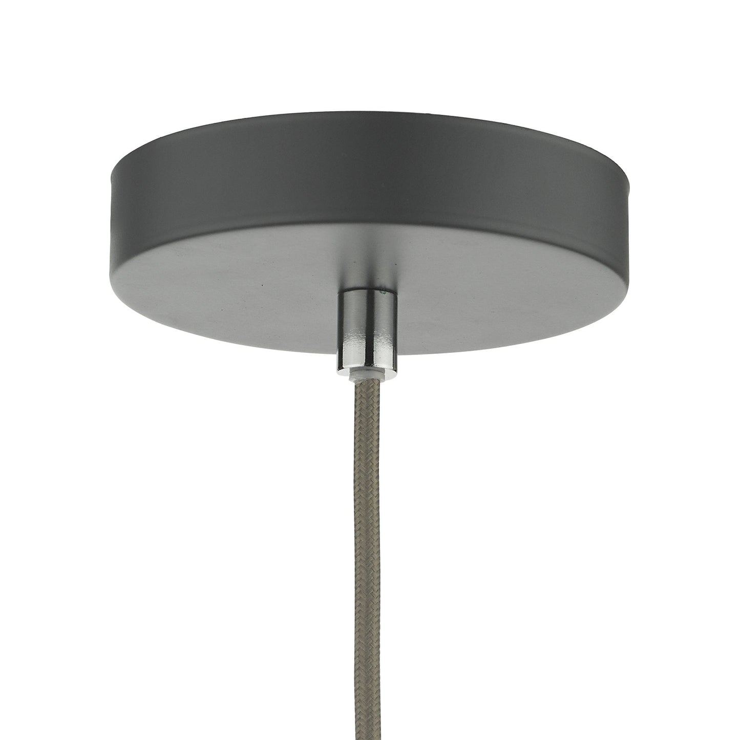 dar lighting Kaelan 1 Light Single Pendant Graphite KAE0137