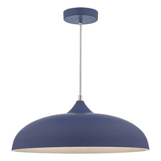 dar lighting Kaelan Pendant Blue KAE0123