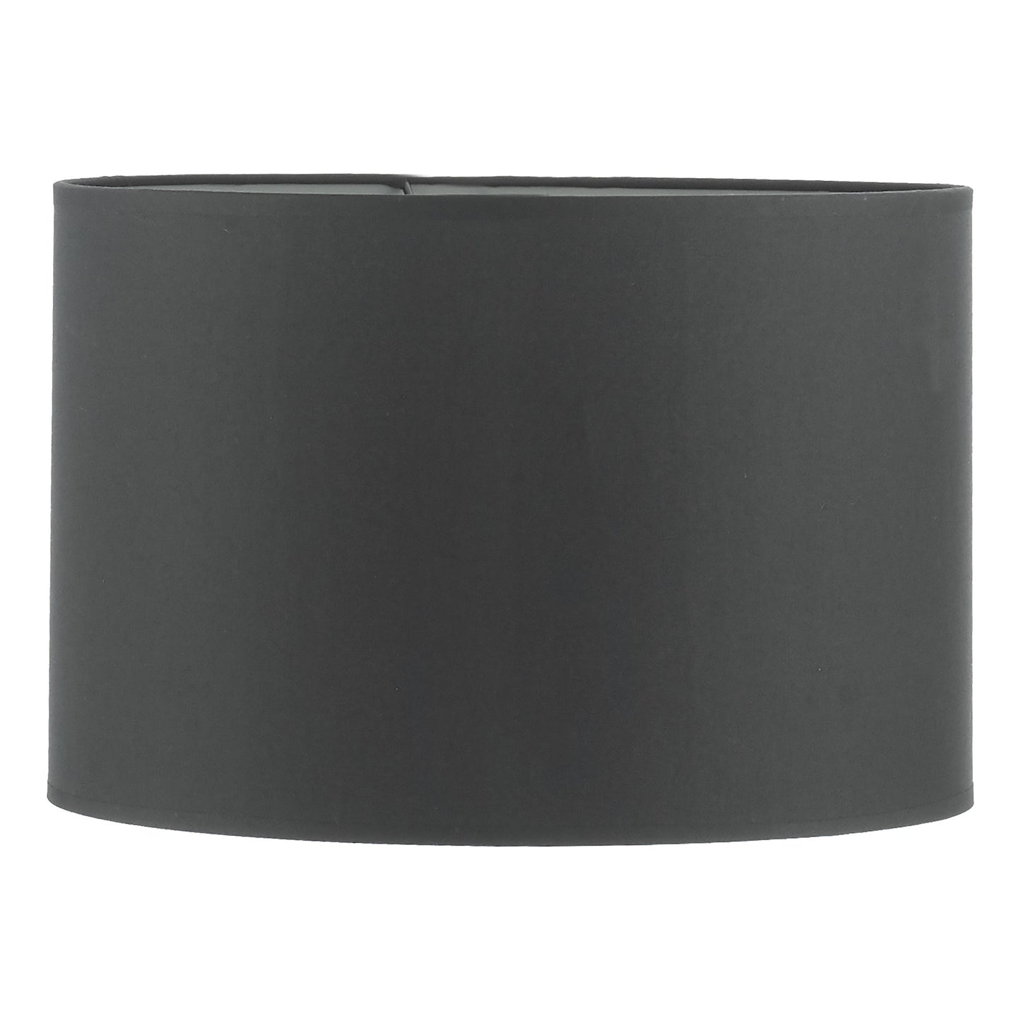 dar lighting Kelso Black Cotton Drum Shade 38cm KEL1522