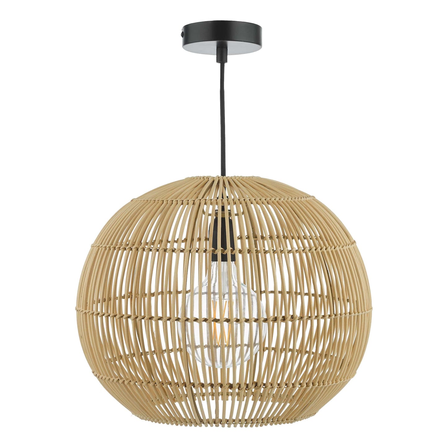 dar lighting Kesler Pendant Rattan KES0129