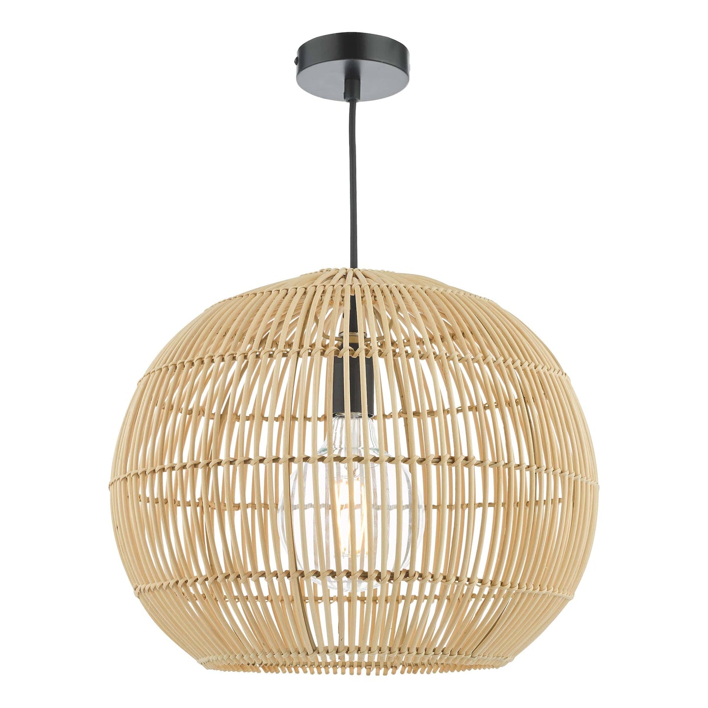 dar lighting Kesler Pendant Rattan KES0129