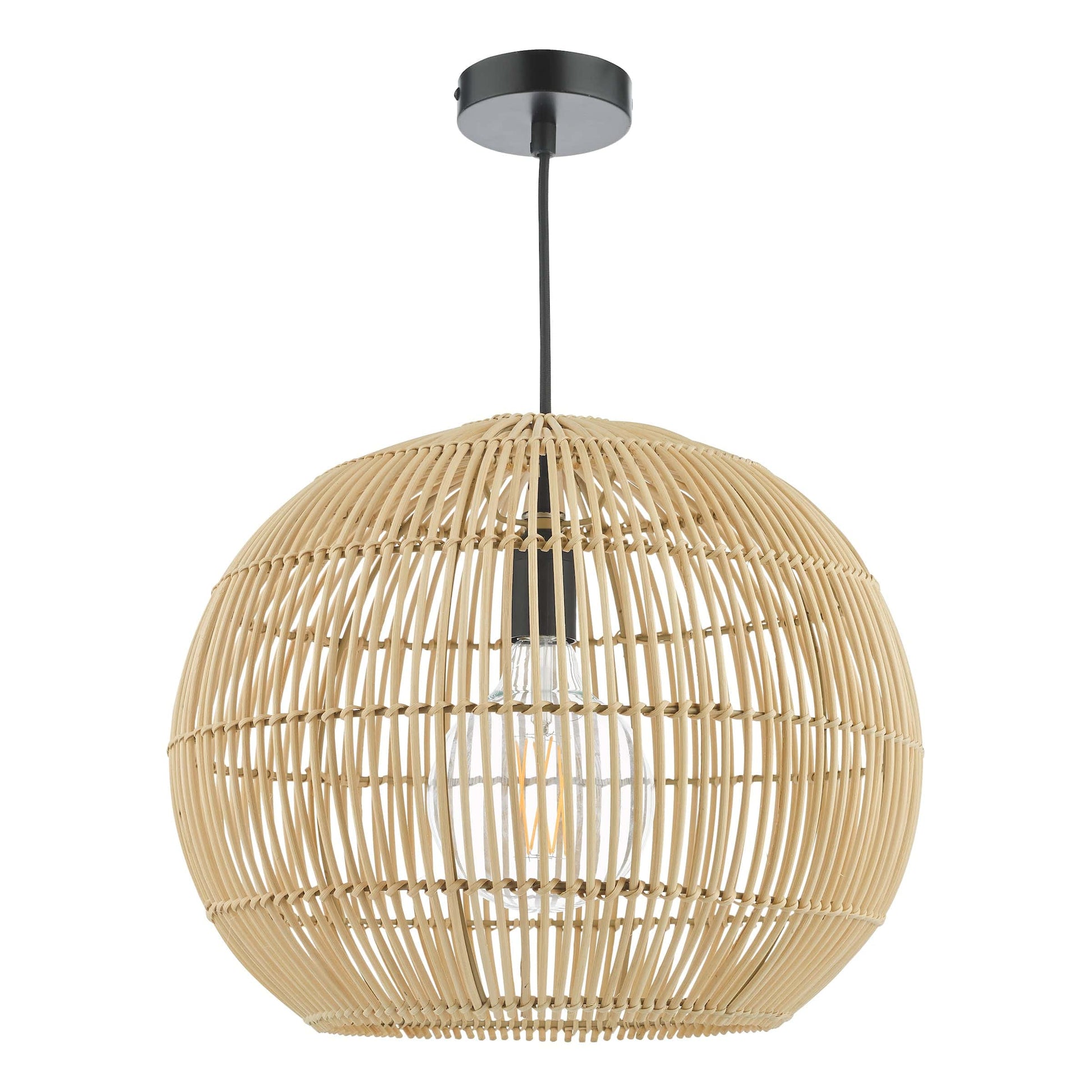 dar lighting Kesler Pendant Rattan KES0129