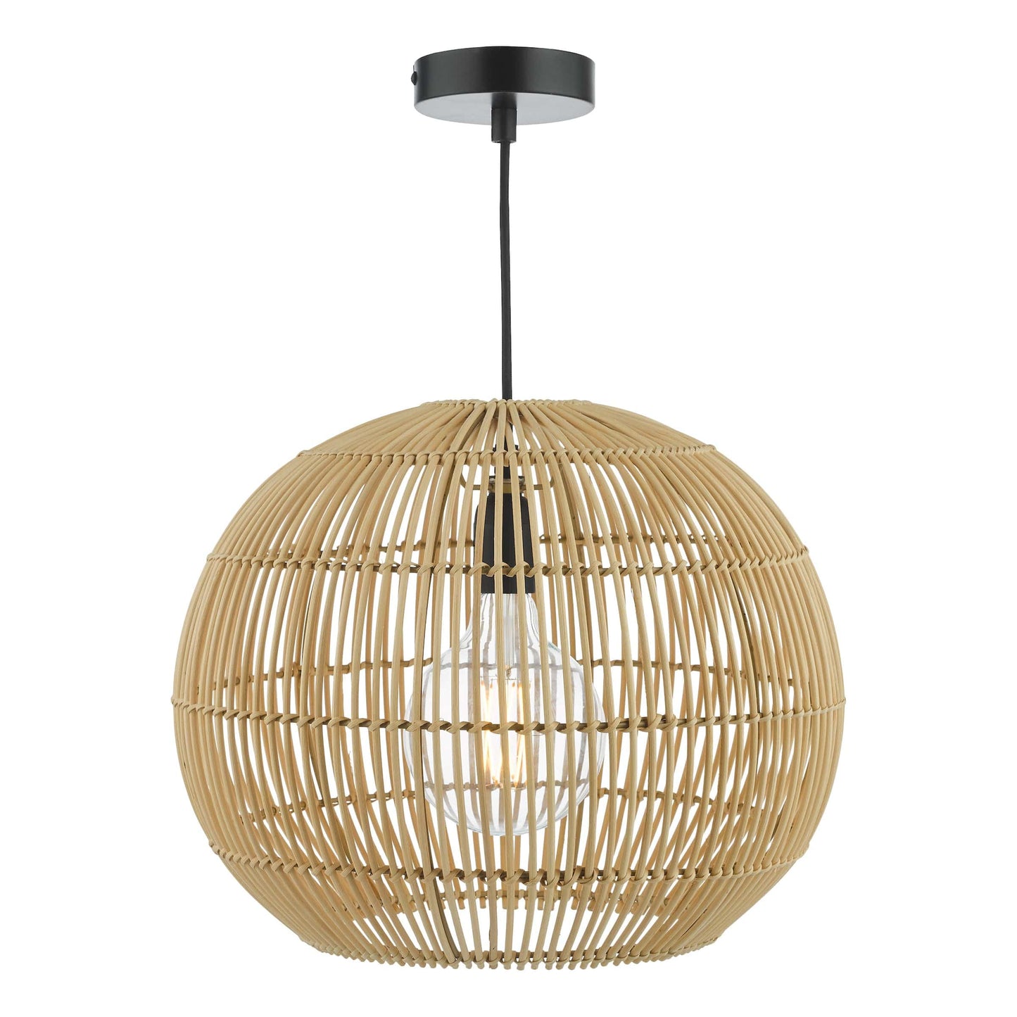 dar lighting Kesler Pendant Rattan KES0129