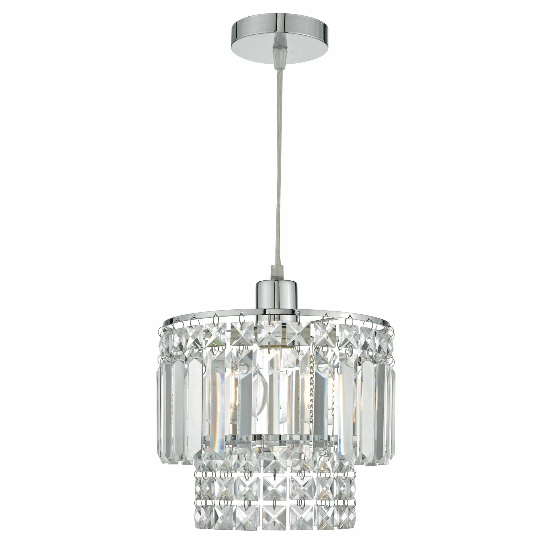 dar lighting Kyla Easy Fit Polished Chrome & Assorted Glass KYL6550