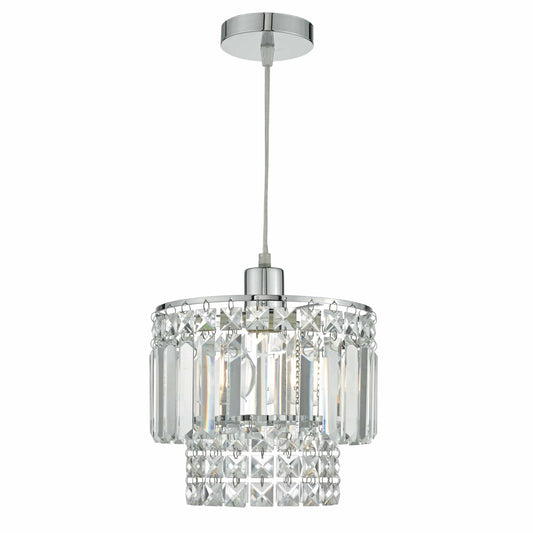 dar lighting Kyla Easy Fit Polished Chrome & Assorted Glass KYL6550