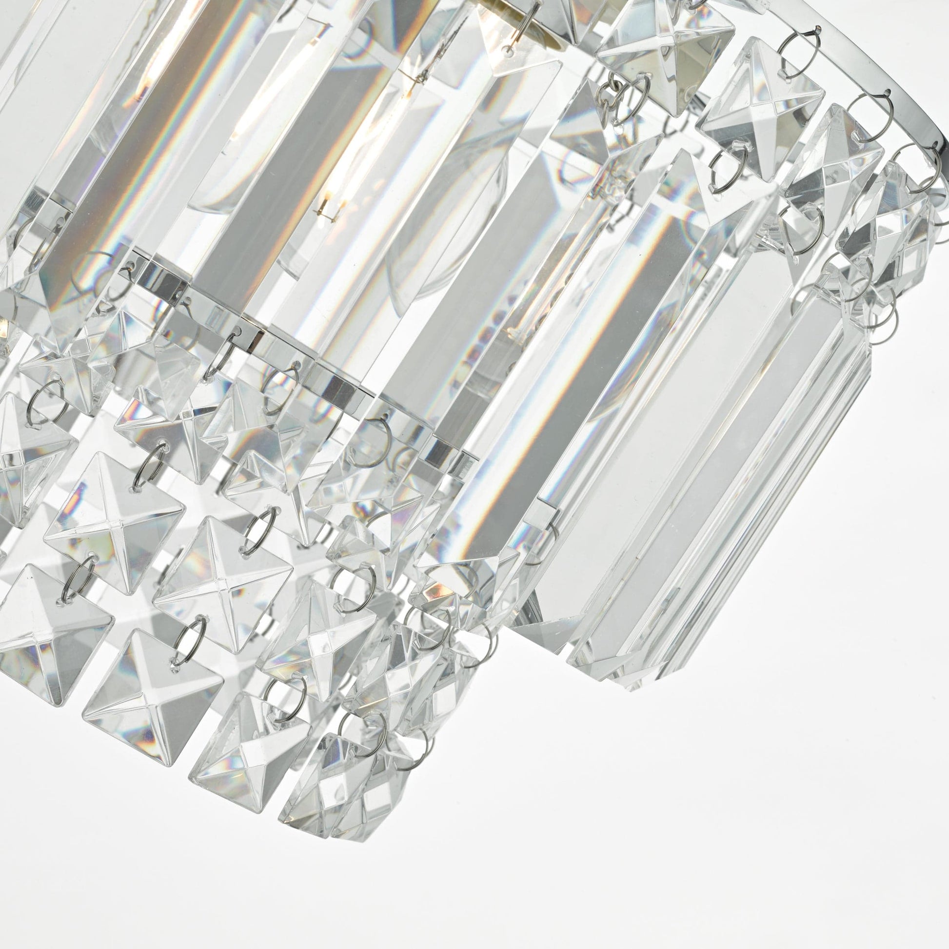 dar lighting Kyla Easy Fit Polished Chrome & Assorted Glass KYL6550