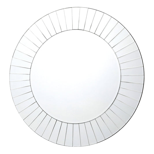 dar lighting Lahaina Bevelled Round Mirror 80cm 002LAH80